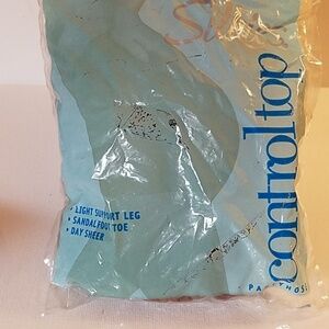 Vintage Silkies Control Top X-Tall Beige